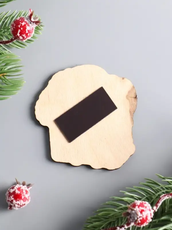 Магнит новогодний 2026 «Денег в дом», размер магнита 7×7 см