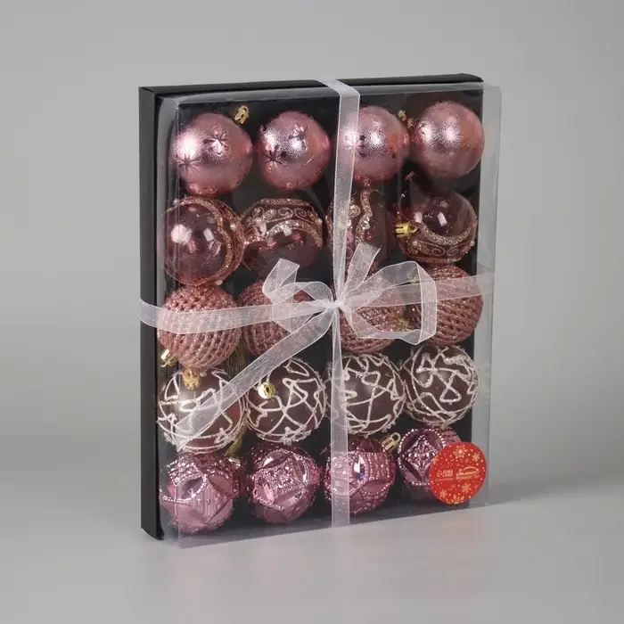 Ёлочные игрушки &laquo;Каспий&raquo;, шары новогодние, d=6 см, набор 20 шт.