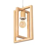 Светильник BayerLux ЭКО &laquo;Кира&raquo;, 1&times;40 Вт, Е27, коричневый, 20&times;20&times;100 см