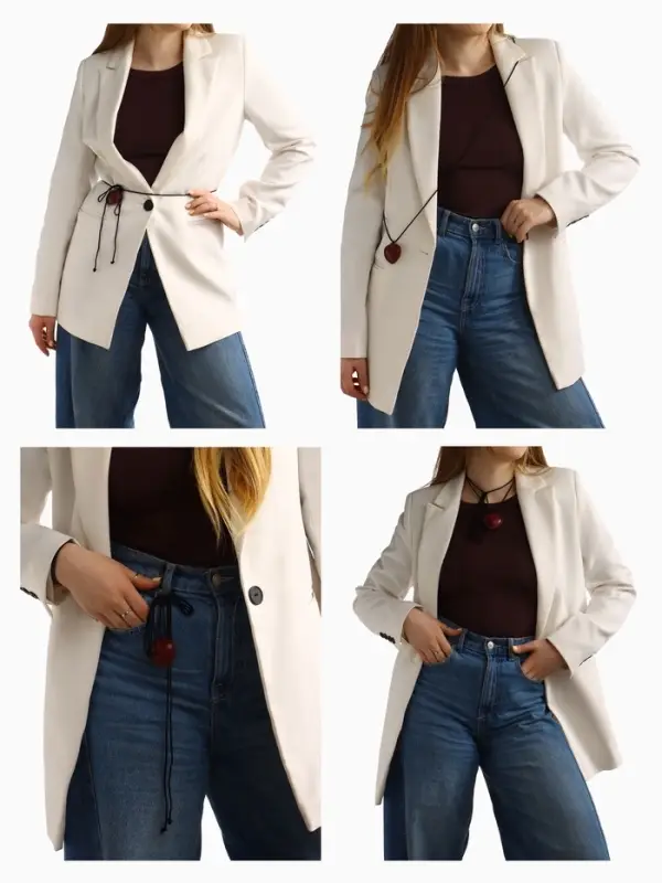 Чокер/кулон на шнурке &laquo;Сердечко&raquo;, кожа, трансформер, бордовый, 150 см