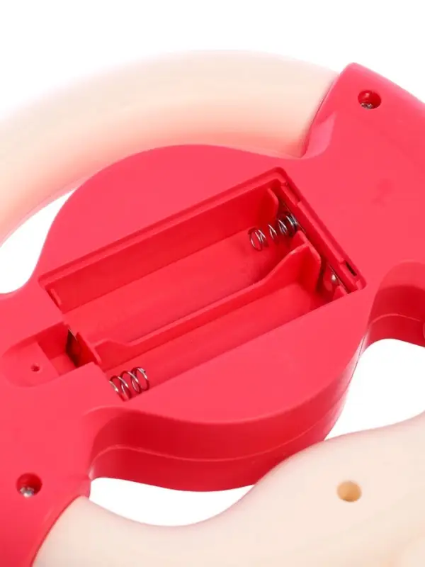 Музыкальный руль ZABIAKA &laquo;Малыш зайчик&raquo;, звуковые и световые эффекты, розовый