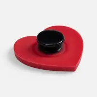 Джибитс из ПВХ &laquo;Сердце&raquo;, красный