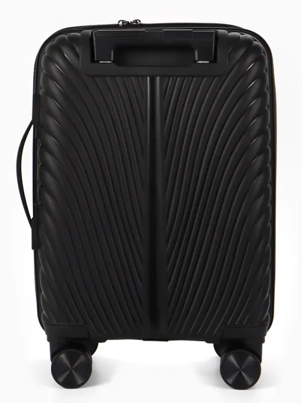 Чемодан на съёмных колёсах, 18", кодовый замок, 33&times;16&times;49 см, чёрный