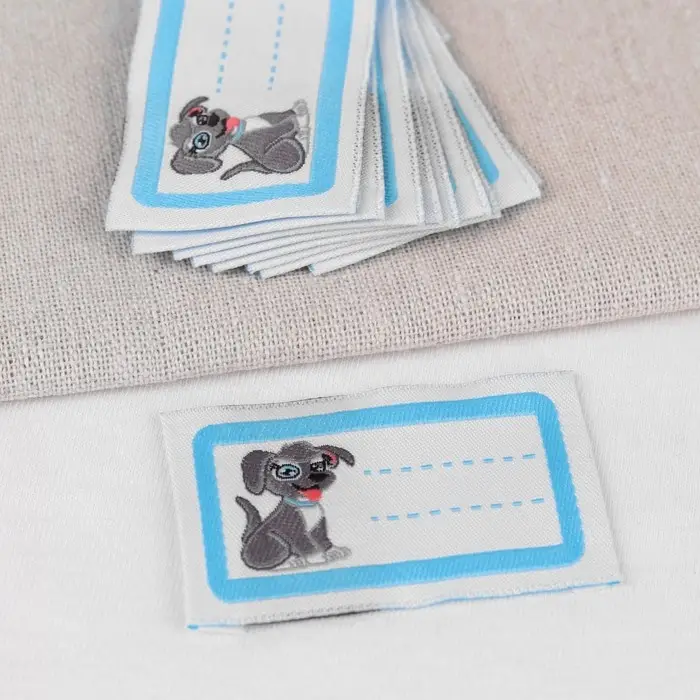 Нашивка «Щенок», 5,5 × 3,2 см, цвет голубой Нашивка «Щенок», 5,5 × 3,2 см, цвет голубой