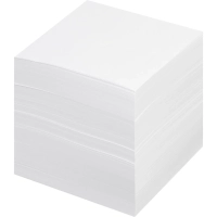 Блок для записей КОМУС запасной 9х9х9 белый блок/ 100г