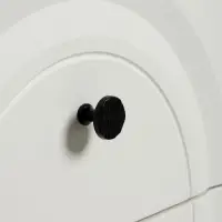 Ручка кнопка CAPPIO RK001, d=32 мм, чёрная, набор 10 шт.