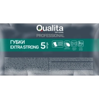 Губки для мытья посуды QUALITA EXTRA STRONG 5 шт/уп