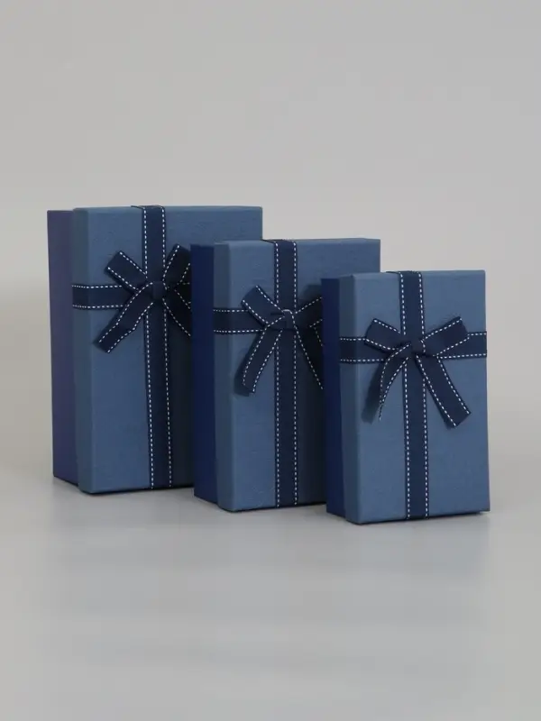 Набор подарочных коробок 3 в 1, прямоугольные 23&times;16&times;9.5 21&times;14&times;8.0 19&times;12&times;6.5 см