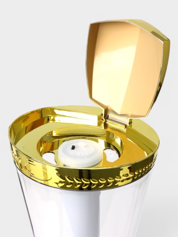 Башня пивная Empire, 3 л, ёмкость для льда, подсветка, пластик, золотистая Башня пивная Empire, 3 л, ёмкость для льда, подсветка, пластик, золотистая