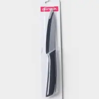 Нож кухонный керамический Black, лезвие 9.5 см, ручка софт-тач, чёрный
