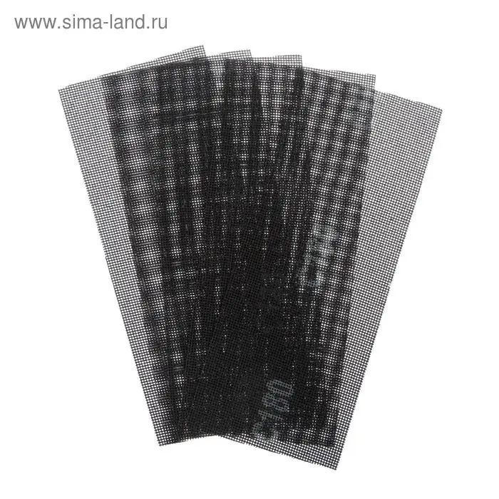 Сетка абразивная ТУНДРА, водостойкая, карбид кремния, 115&times;280 мм, Р180, 5 шт.