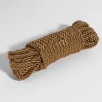 Шнур витой, d=8 мм, 10&plusmn;1 м, кофейный