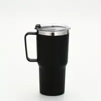 Термокружка "Стань бодрее", 500мл, черная Термокружка "Стань бодрее", 500мл, черная