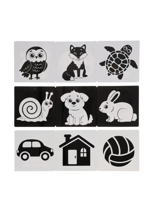 Набор картонных книжек-гармошек Набор картонных книжек-гармошек "Смотри, малыш!", 6 шт.