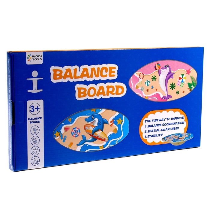 Развивающая игра «Балансирующая Доска» розовый, 45 × 22,5 × 3 см Развивающая игра «Балансирующая Доска» розовый, 45 × 22,5 × 3 см