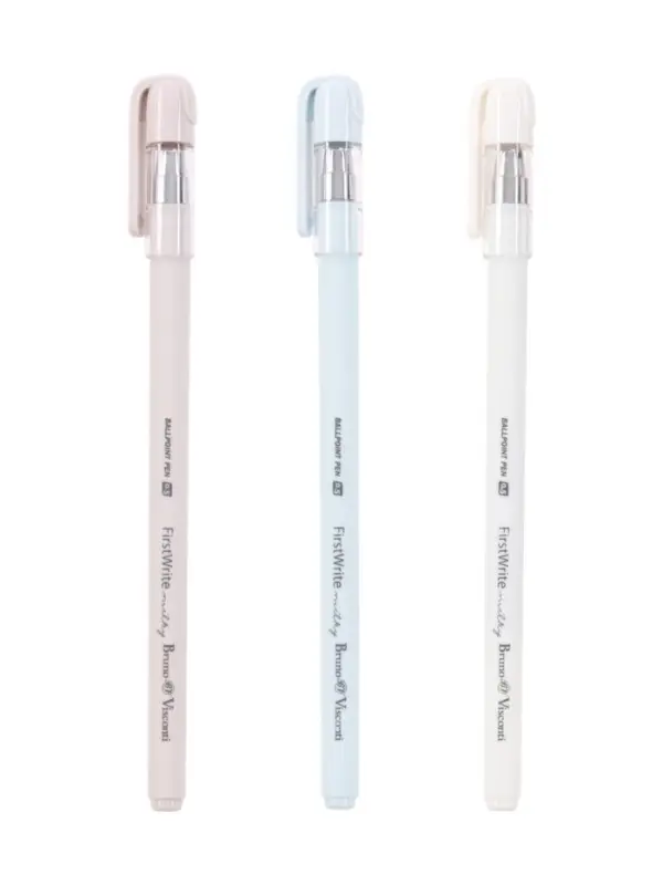 Ручка шариковая BrunoVisconti FirstWrite.Milky 0.5 мм стержень синий, МИКС Ручка шариковая BrunoVisconti FirstWrite.Milky 0.5 мм стержень синий, МИКС