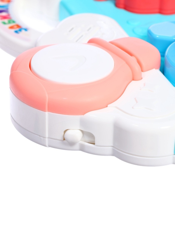 ЗАБИЯКА Музыкальная игрушка  ЗАБИЯКА Музыкальная игрушка "Бизидоска" SL-07256 транспорт, звук, свет, цвет МИКС