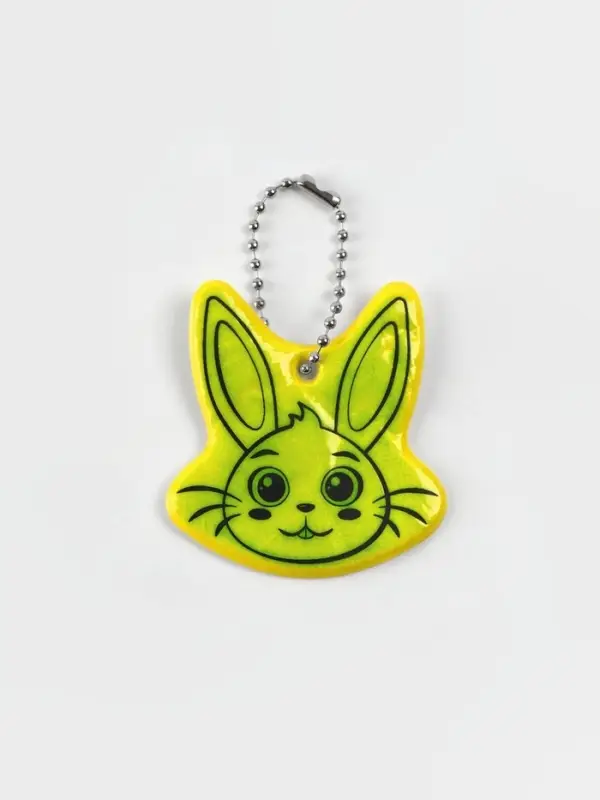 Светоотражающий элемент «Заяц», 5.3×5.6 см, МИКС Светоотражающий элемент «Заяц», 5.3×5.6 см, МИКС