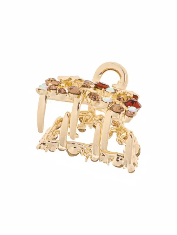 Крабик для волос &laquo;Селена галант&raquo;, дуга, 3 см, золотистый