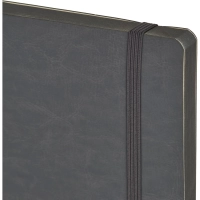 Ежедневник недатированный ATTACHE FLEX серый А5, 136 л. бежевый блок