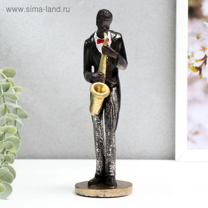 Сувенир полистоун  Сувенир полистоун "Джазовый музыкант" МИКС 21х6,5х6,5 см