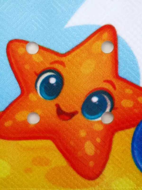 Коврик для ванной противоскользящий, на присосках «Морской мир», детский, 40×70 см Коврик для ванной противоскользящий, на присосках «Морской мир», детский, 40×70 см