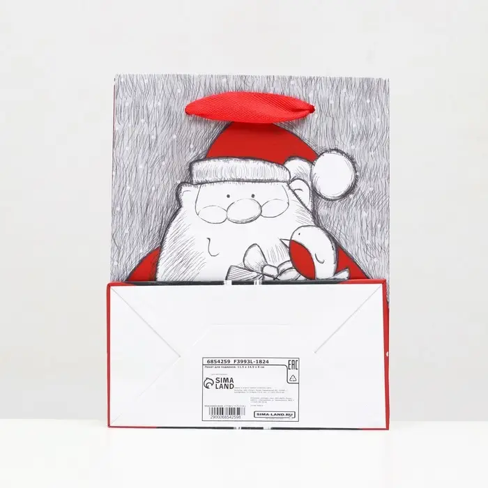 Пакет ламинированный «Подарки Деда Мороза» 11,5 х 14,5 х 6 см Пакет ламинированный «Подарки Деда Мороза» 11,5 х 14,5 х 6 см