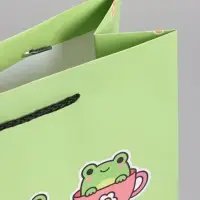 Пакет подарочный ламинированный "Обнимаю, целую, люблю" 26 х 12 х 32 см