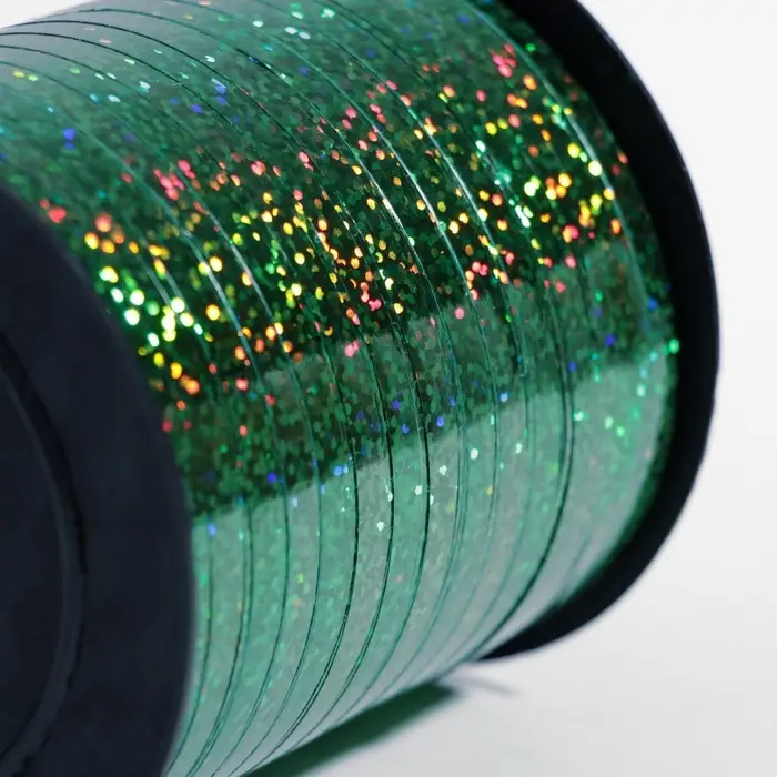 Лента упаковочная металлик, зеленая, 5 мм &times; 225 м