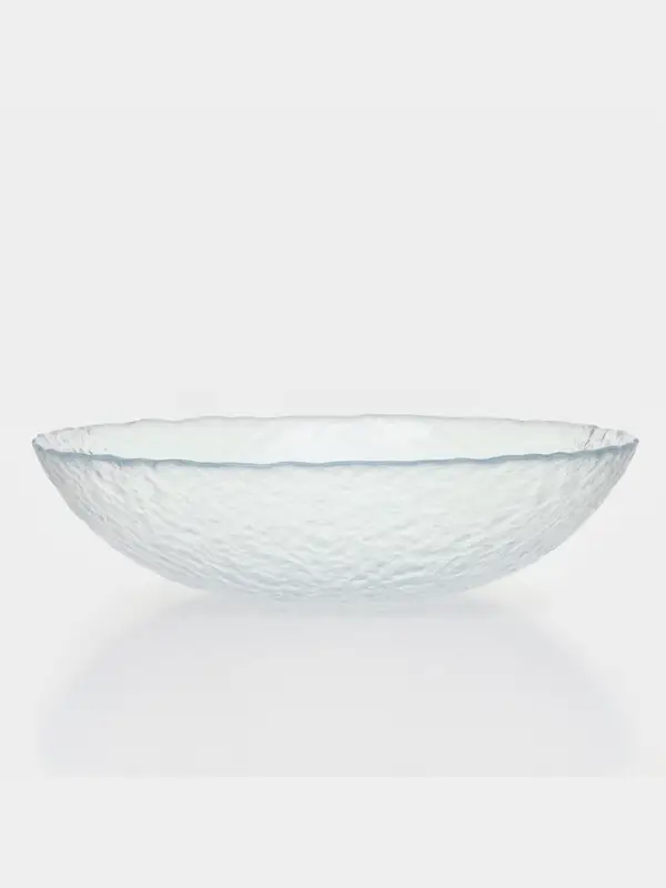 Тарелка глубокая Paşabah&ccedil;e Haze, 700 мл, d=19 см, стекло, прозрачная