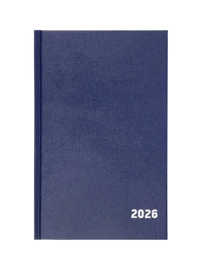 Ежедневник датир 2026г А5 168л б/вин Синий Ежедневник датир 2026г А5 168л б/вин Синий