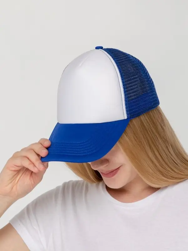 Бейсболка Sunbreaker, ярко-синяя с белым Бейсболка Sunbreaker, ярко-синяя с белым