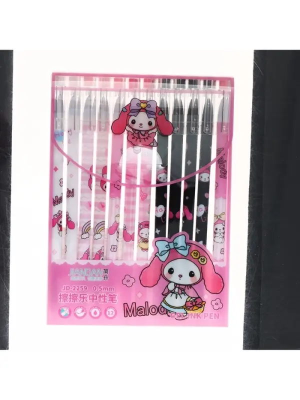 Стираемая ручка &laquo;Зайка&raquo;, гелевая, синий стержень, узел 0.5 мм, МИКС