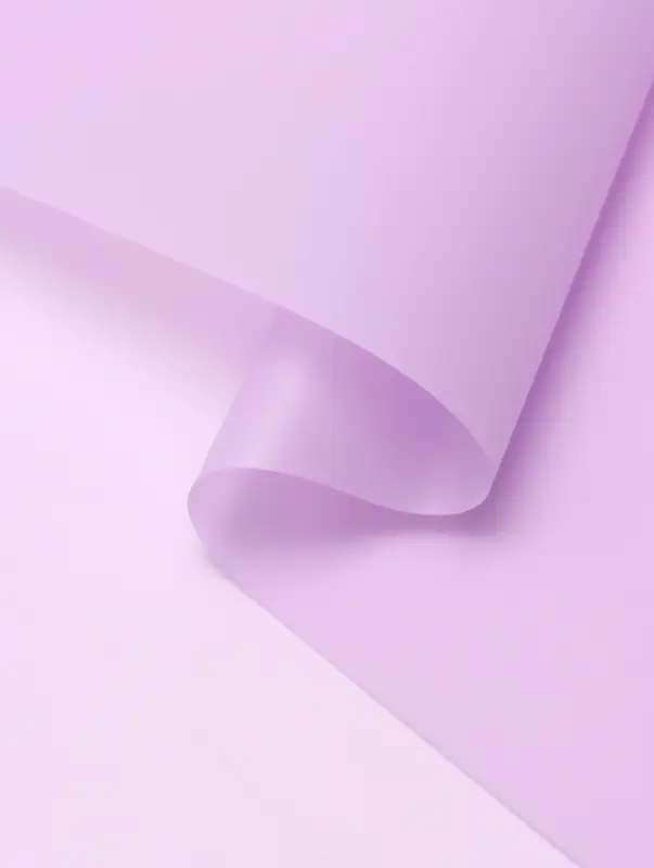 Пленка матовая для цветов и букетов, фиолетовая, МИКС, 0.58&times;10 м