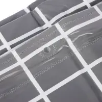 Шторка для ванной тм VETTA Квадро, ПЕВА 60г/м2, 180x200см, серый цвет