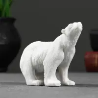 Фигурка &laquo;Медведь белый&raquo;, 7.5&times;10.5 см