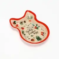 Блюдо новогоднее плоское &laquo;Уюта в Новом году&raquo;, 13.5&times;18 см