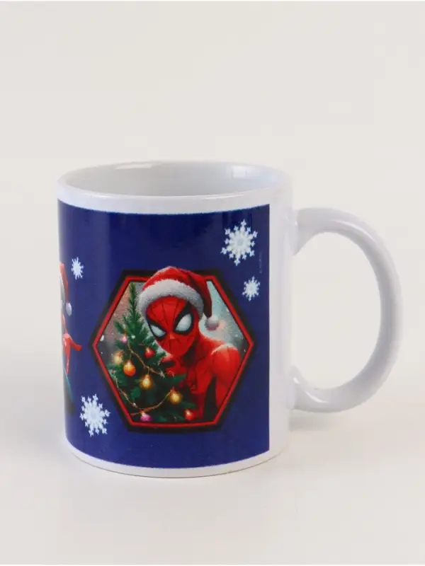 Кружка новогодняя сублимация 320 мл, Человек-паук Кружка новогодняя сублимация 320 мл, Человек-паук