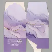 Коробка подарочная самосборная Present, 12&times;12&times;12 см, с лентой