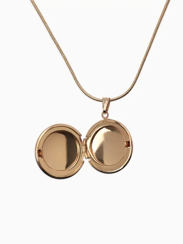 Кулон для фото на цепочке &laquo;Сфера&raquo;, цвет золото, 45 см