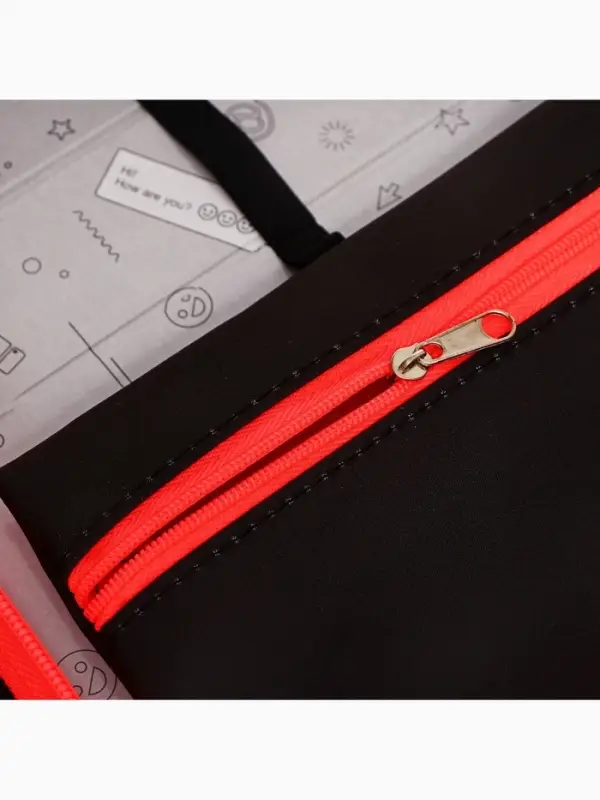 Пенал школьный, 1 секция, 14&times;21&times;4 см &laquo;Кот суета&raquo;