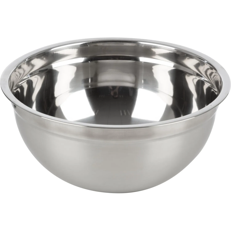 Миска из нерж стали с пласт крышкой, смешанная полировка Amarena 4,3 л