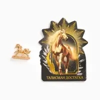 Кошельковая фигурка «Талисман достатка» черно-золотой