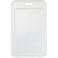 Бейдж Deli 64804 вертик.,на шнурке с клипом., вкладыш: 54x86мм, белый, 1 шт