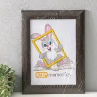 Фоторамка для фото 21&times;30 см Keep memories Luxe Elegance, с ножкой, пластик, коричневый, (пластиковый экран)