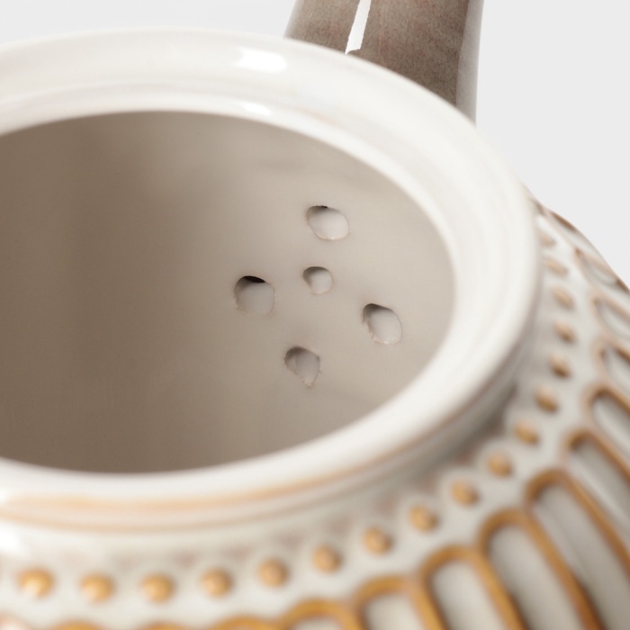 Чайник заварочный Доляна Чайник заварочный Доляна "Винтаж" 1100 мл, цвет бежевый