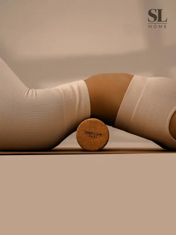 Ролик для йоги Sima-Land Home, 30&times;10 см, пробка