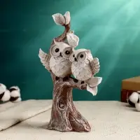 Фигурка полистоун &laquo;Совы на дереве&raquo;, 23&times;15 см