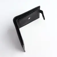 Портмоне мужское &laquo;Кхата&raquo;, на кнопке, отдел для карт, монет, чёрное