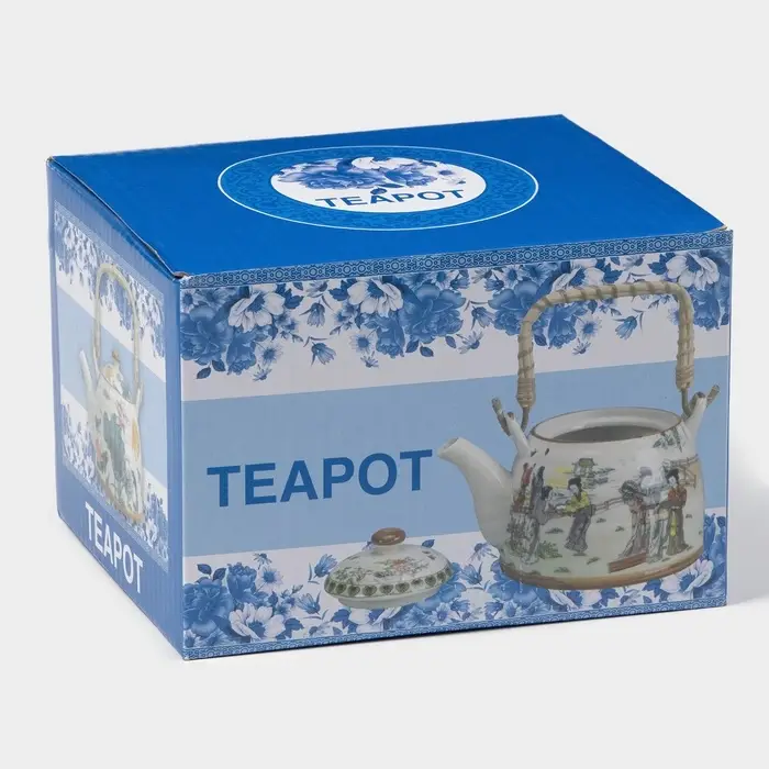 Чайник заварочный &laquo;Синий дракон&raquo;, 900 мл, с металлическим ситом